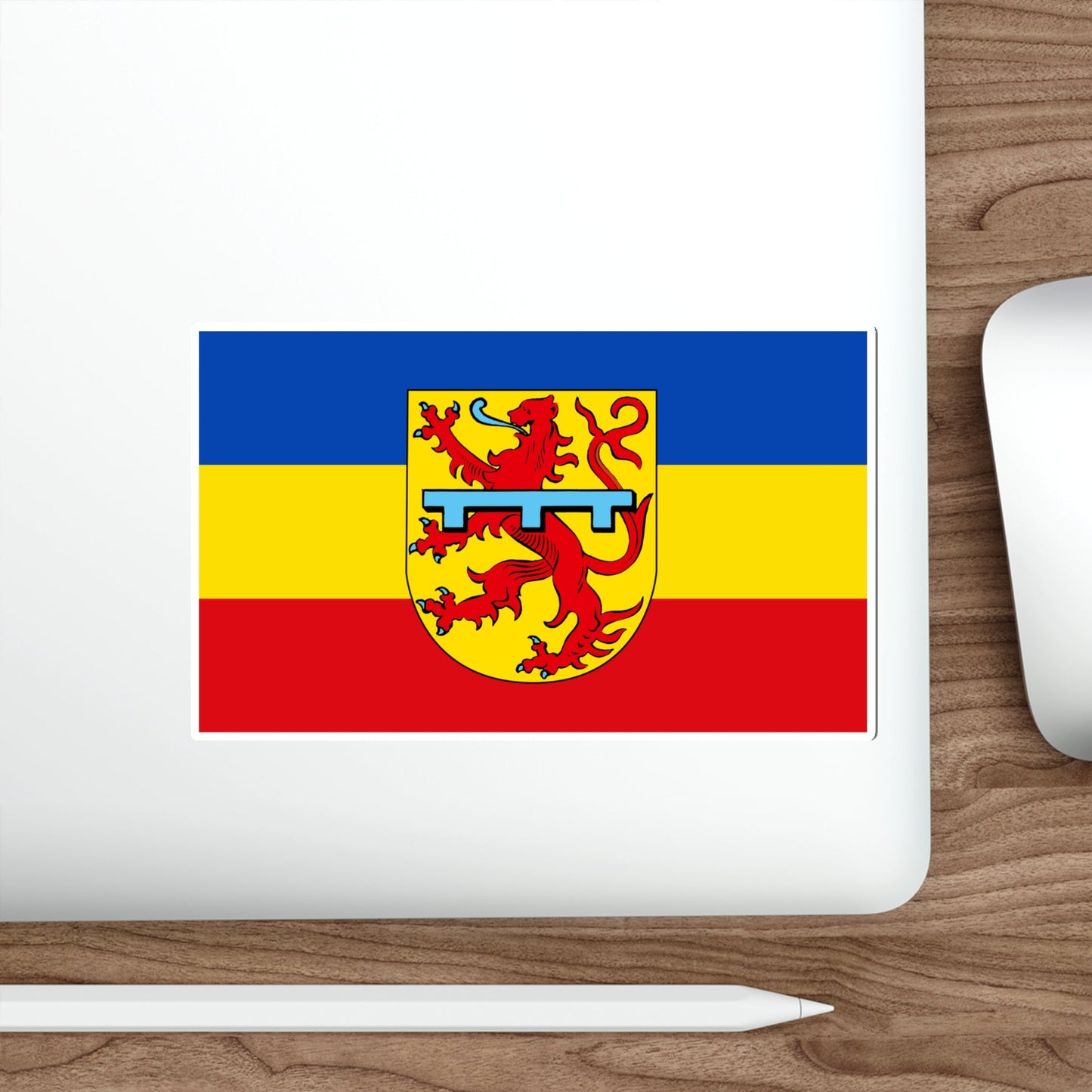 Flag of Zweibrücken Germany STICKER Vinyl Die-Cut Decal-The Sticker Space