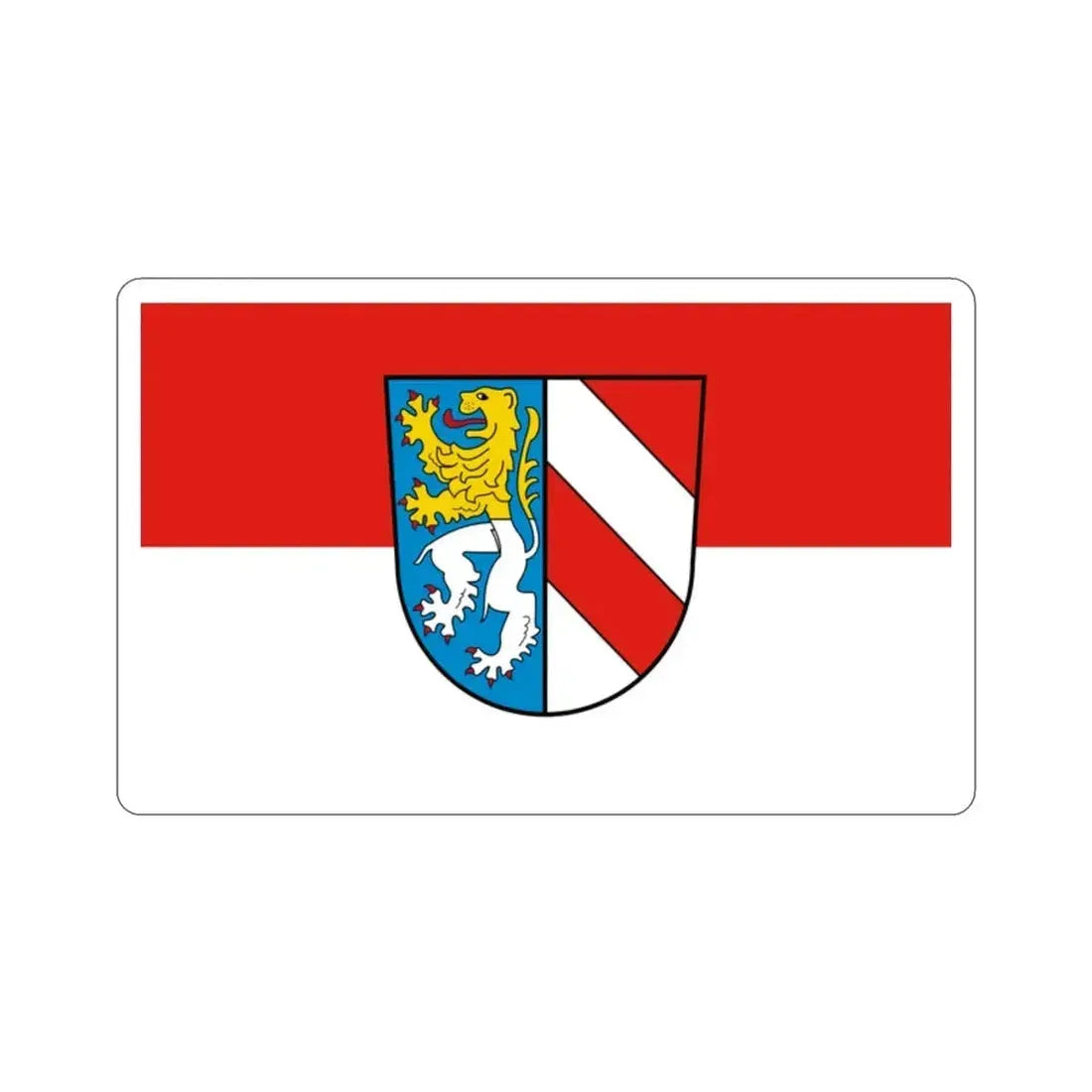 Flag of Zwickau Germany STICKER Vinyl Die-Cut Decal - The Sticker Space