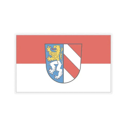 Flag of Zwickau Germany - STICKER Vinyl Kiss-Cut Decal 2 Inch Transparent - The Sticker Space