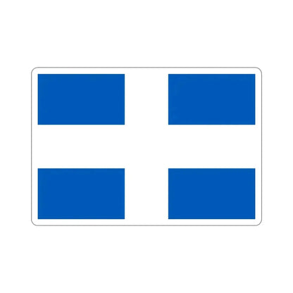 Flag of Zwolle the capital of the province of Overijssel Netherlands STICKER Vinyl Die-Cut Decal - The Sticker Space