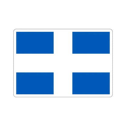 Flag of Zwolle the capital of the province of Overijssel Netherlands STICKER Vinyl Die-Cut Decal - The Sticker Space