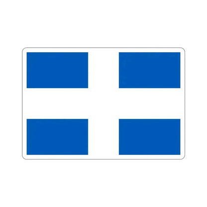 Flag of Zwolle the capital of the province of Overijssel Netherlands STICKER Vinyl Die-Cut Decal - The Sticker Space