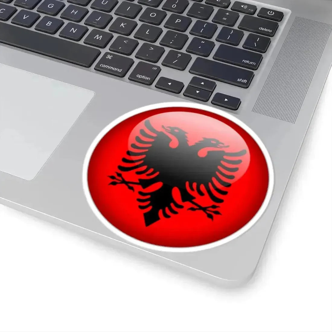 Flag orb Albania (Albania) STICKER Vinyl Kiss-Cut Decal - The Sticker Space