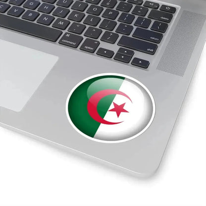 Flag orb Algeria (Algeria) STICKER Vinyl Kiss-Cut Decal - The Sticker Space