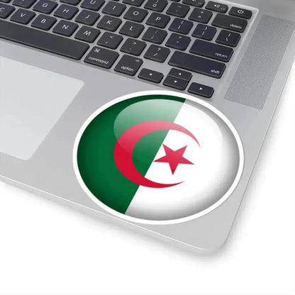 Flag orb Algeria (Algeria) STICKER Vinyl Kiss-Cut Decal - The Sticker Space