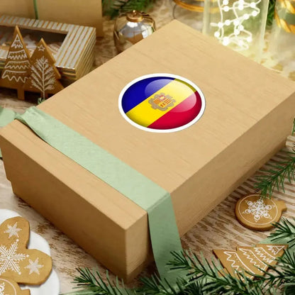 Flag orb Andorra (Andorra) STICKER Vinyl Kiss-Cut Decal - The Sticker Space