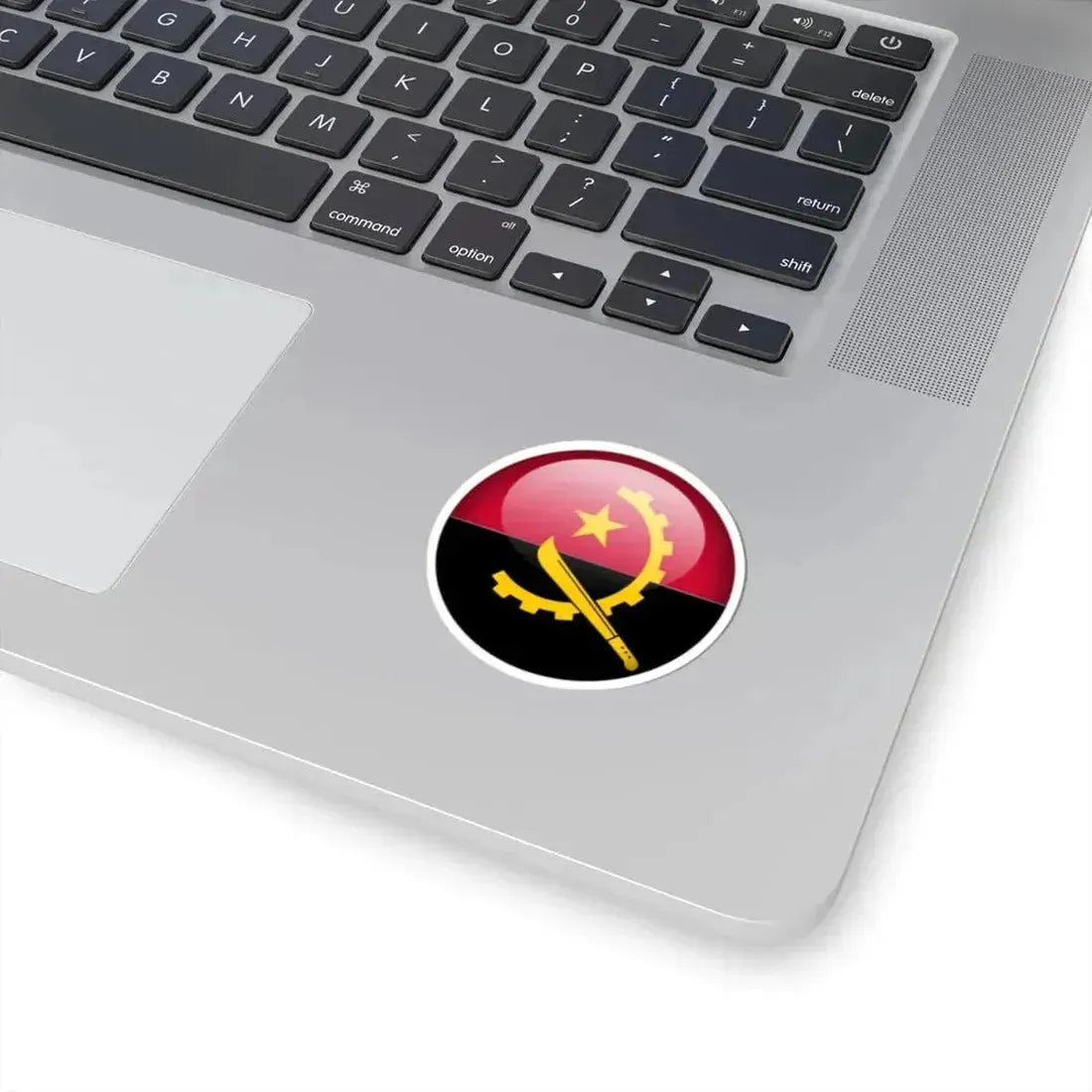 Flag orb Angola (Angola) STICKER Vinyl Kiss-Cut Decal - The Sticker Space