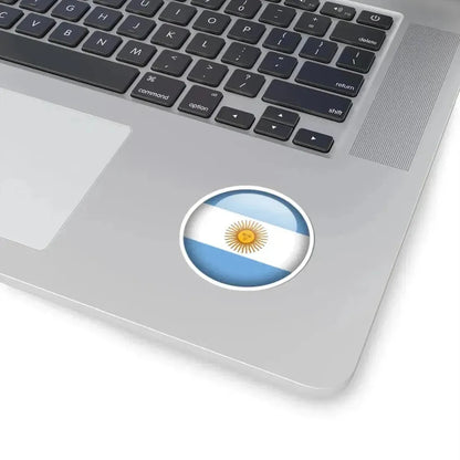 Flag orb Argentina (Argentina) STICKER Vinyl Kiss-Cut Decal - The Sticker Space