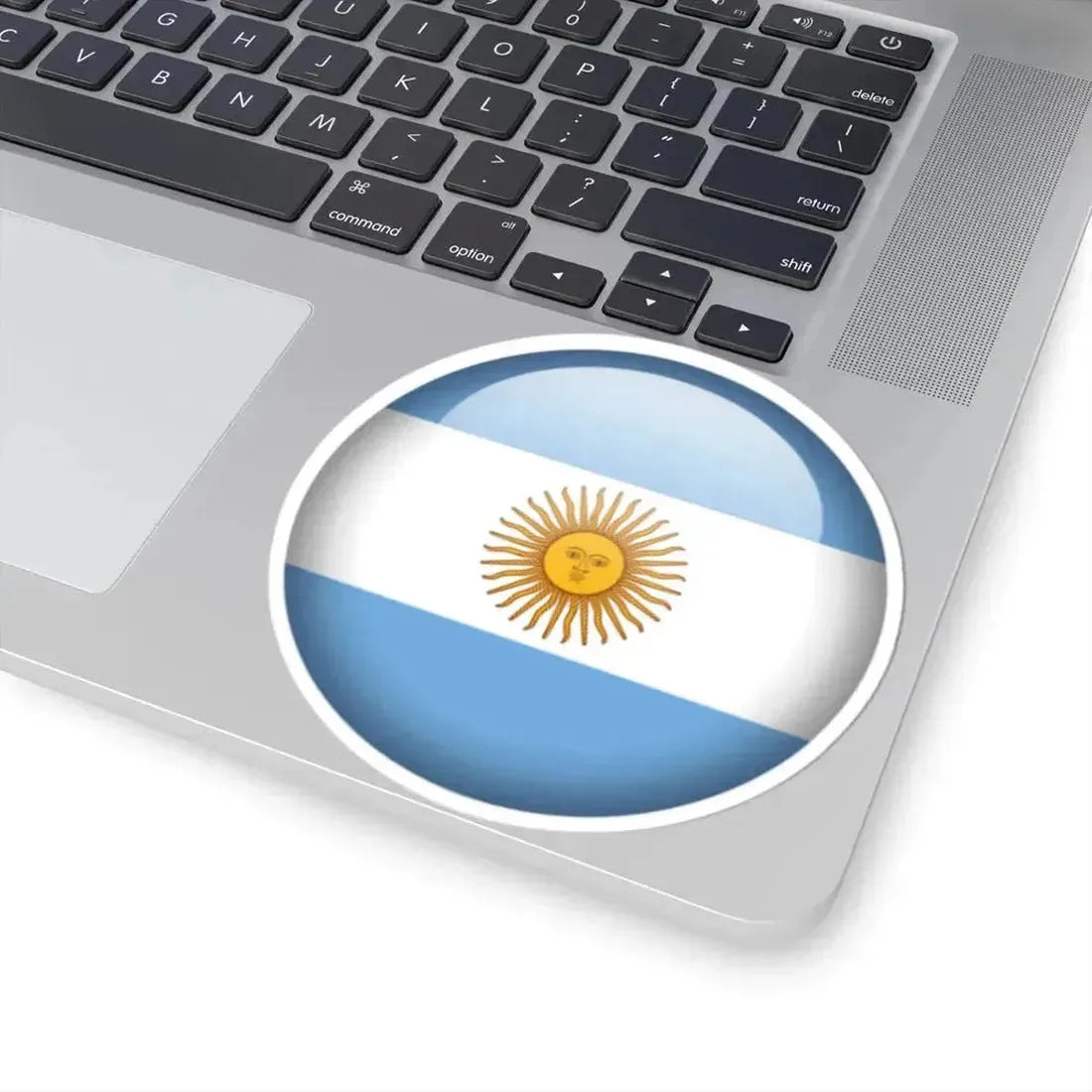 Flag orb Argentina (Argentina) STICKER Vinyl Kiss-Cut Decal - The Sticker Space