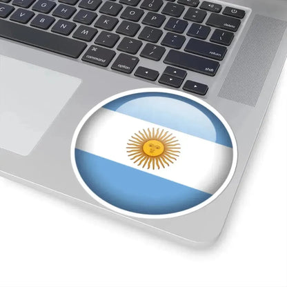 Flag orb Argentina (Argentina) STICKER Vinyl Kiss-Cut Decal - The Sticker Space