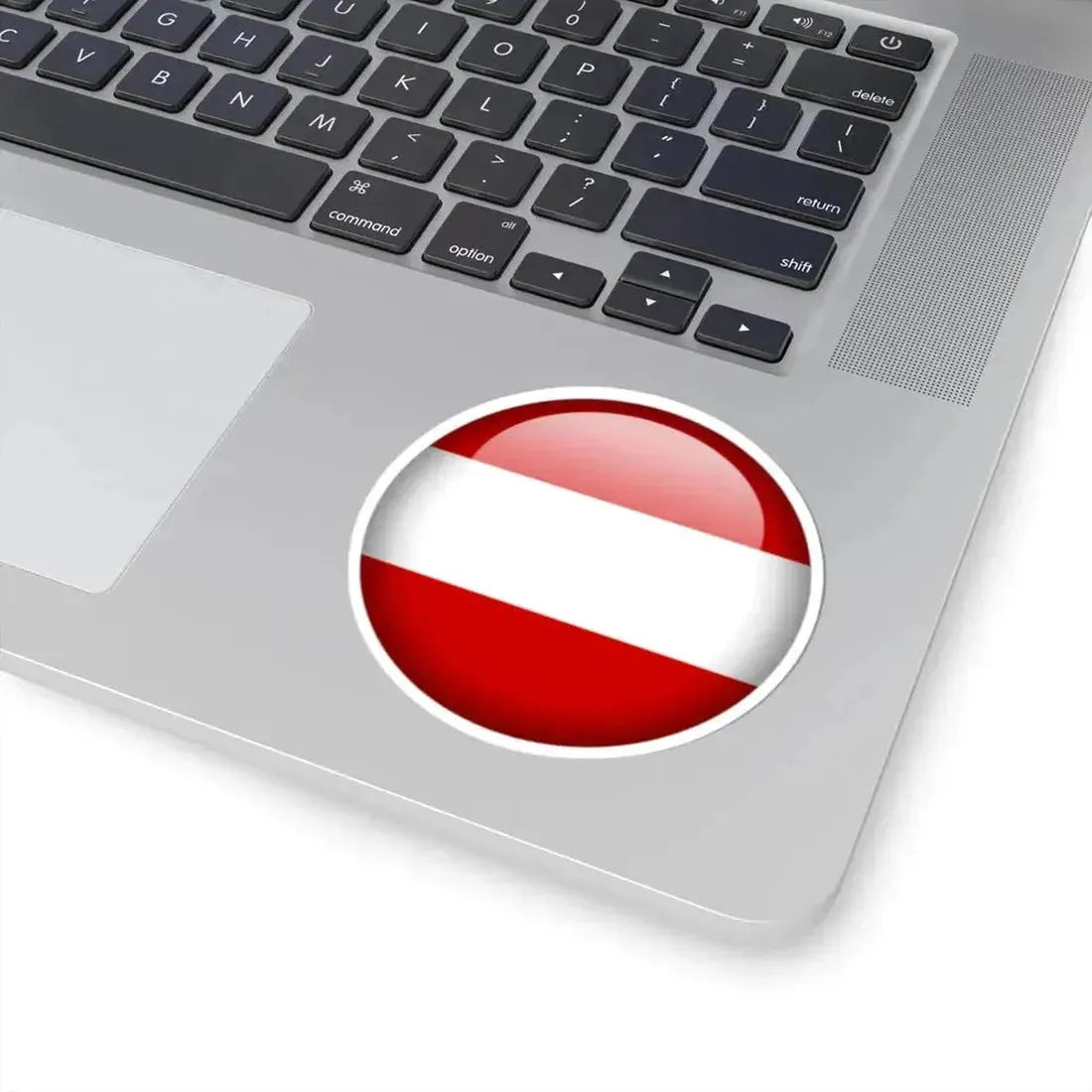 Flag orb Austria (Austria) STICKER Vinyl Kiss-Cut Decal - The Sticker Space