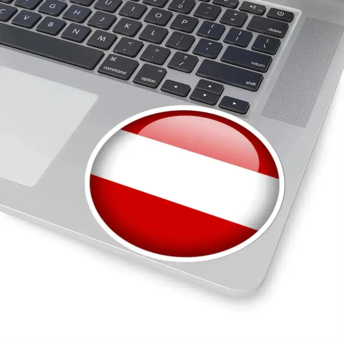 Flag orb Austria (Austria) STICKER Vinyl Kiss-Cut Decal - The Sticker Space