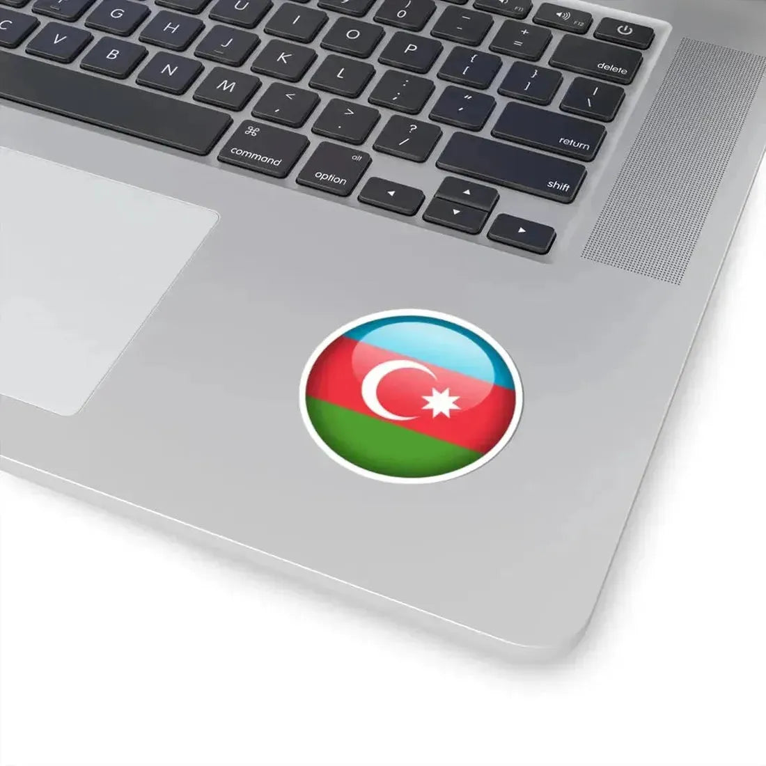 Flag orb Azerbaijan (Azerbaijan) STICKER Vinyl Kiss-Cut Decal - The Sticker Space