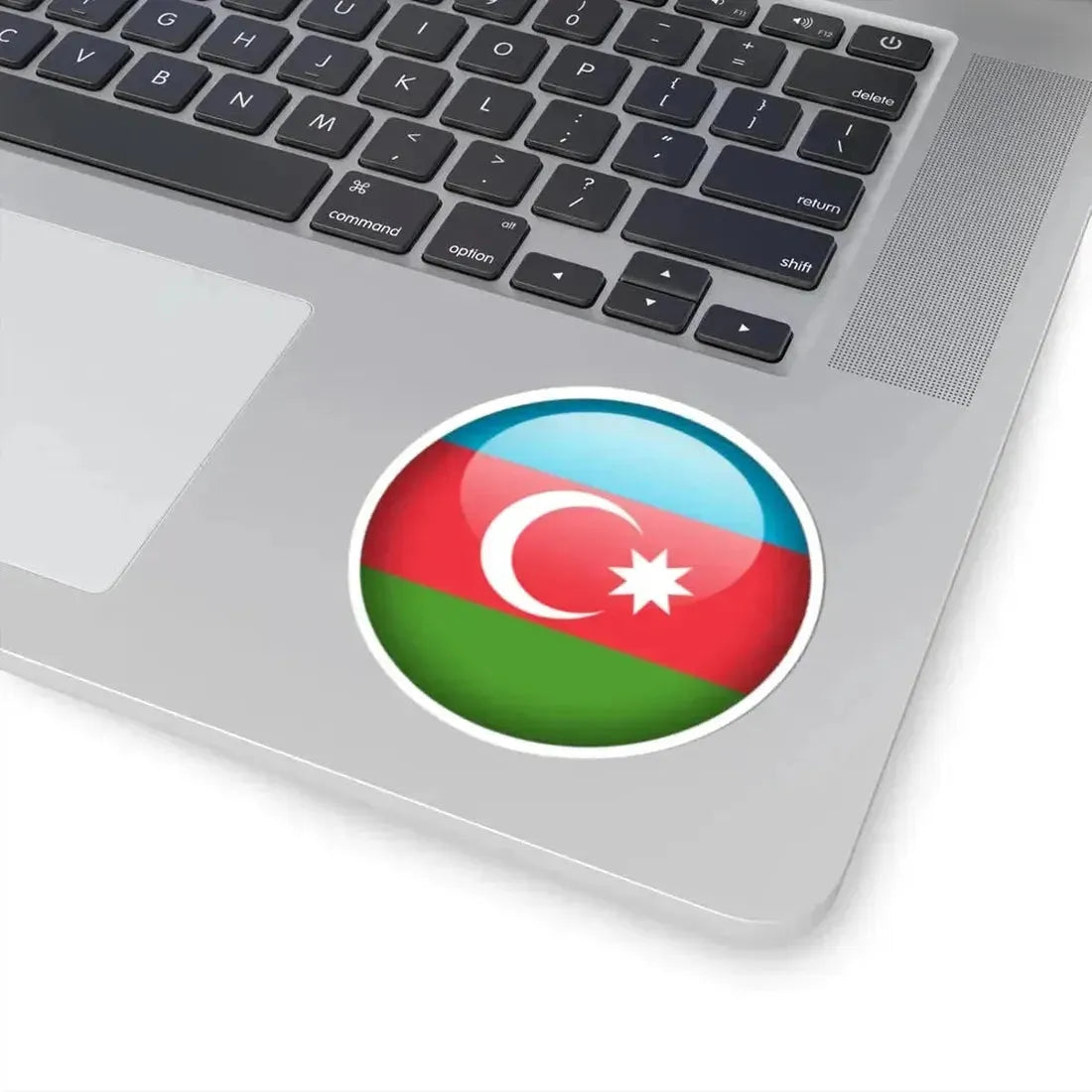 Flag orb Azerbaijan (Azerbaijan) STICKER Vinyl Kiss-Cut Decal - The Sticker Space
