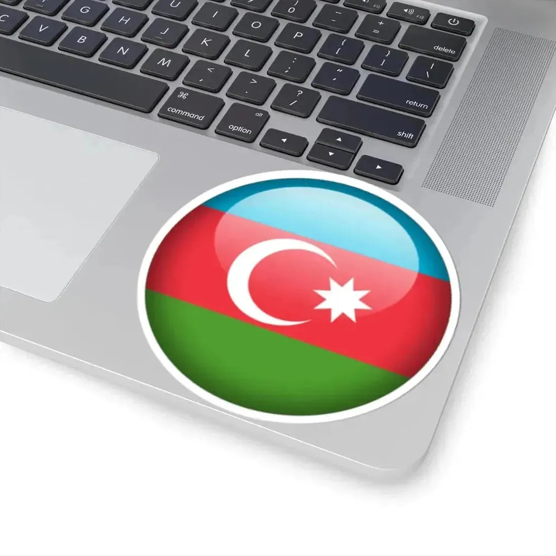 Flag orb Azerbaijan (Azerbaijan) STICKER Vinyl Kiss-Cut Decal - The Sticker Space