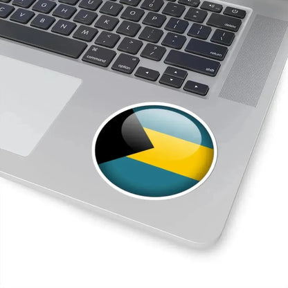 Flag orb Bahamas (Bahamas) STICKER Vinyl Kiss-Cut Decal - The Sticker Space