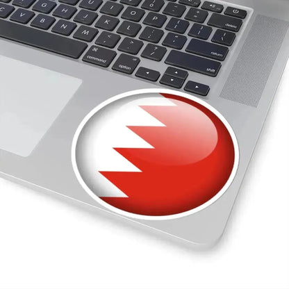 Flag orb Bahrain (Bahrain) STICKER Vinyl Kiss-Cut Decal - The Sticker Space