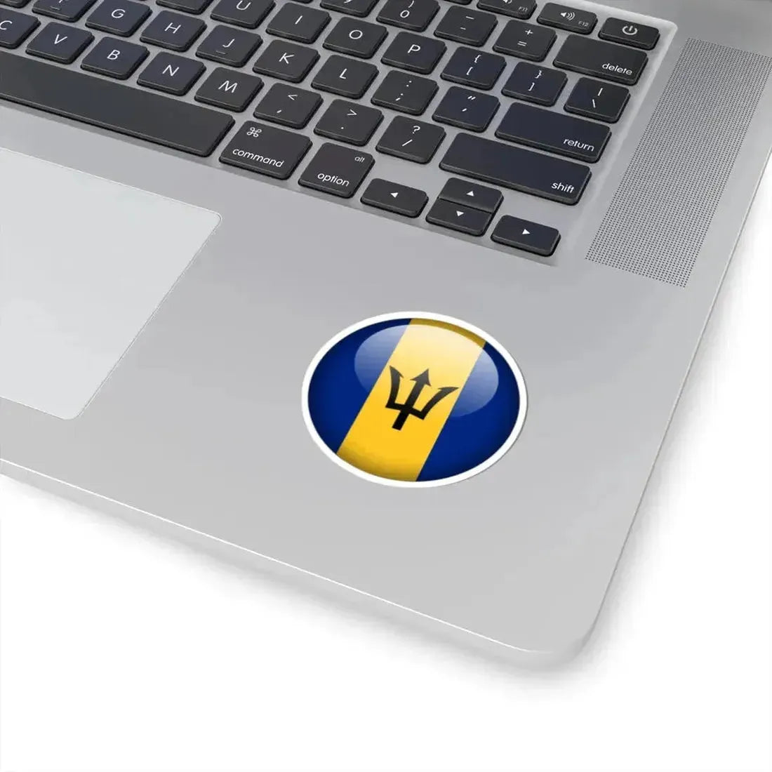 Flag orb Barbados (Barbados) STICKER Vinyl Kiss-Cut Decal - The Sticker Space