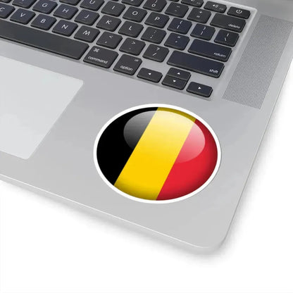Flag orb Belgium (Belgium) STICKER Vinyl Kiss-Cut Decal - The Sticker Space