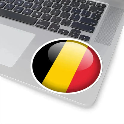Flag orb Belgium (Belgium) STICKER Vinyl Kiss-Cut Decal - The Sticker Space