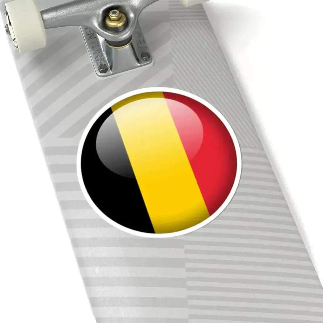 Flag orb Belgium (Belgium) STICKER Vinyl Kiss-Cut Decal - The Sticker Space