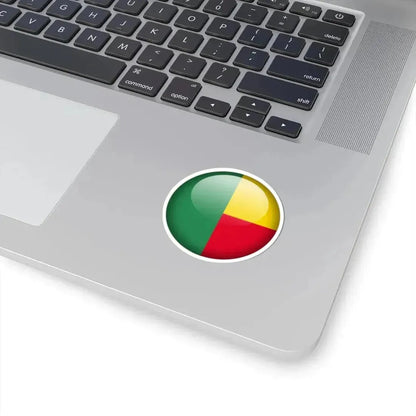 Flag orb Benin (Benin) STICKER Vinyl Kiss-Cut Decal - The Sticker Space