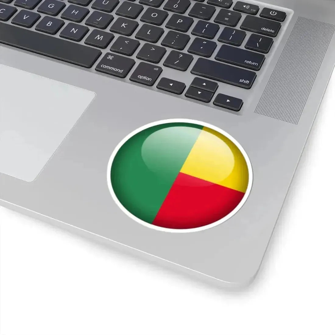 Flag orb Benin (Benin) STICKER Vinyl Kiss-Cut Decal - The Sticker Space