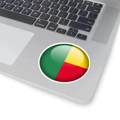 Flag orb Benin (Benin) STICKER Vinyl Kiss-Cut Decal - The Sticker Space