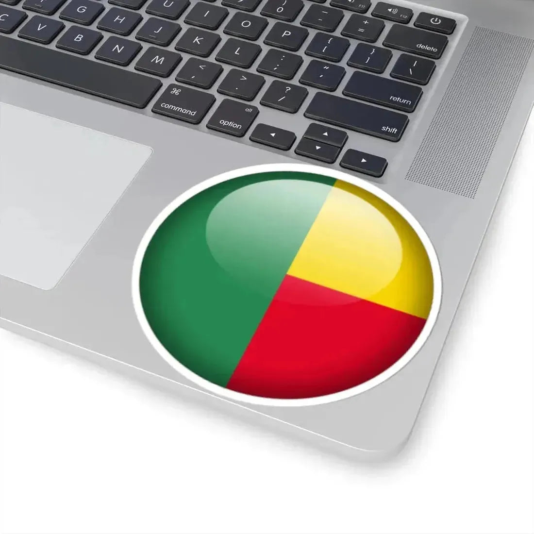 Flag orb Benin (Benin) STICKER Vinyl Kiss-Cut Decal - The Sticker Space