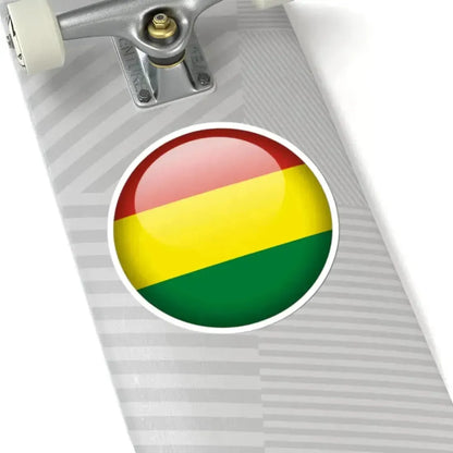 Flag orb Bolivia (Bolivia) STICKER Vinyl Kiss-Cut Decal - The Sticker Space