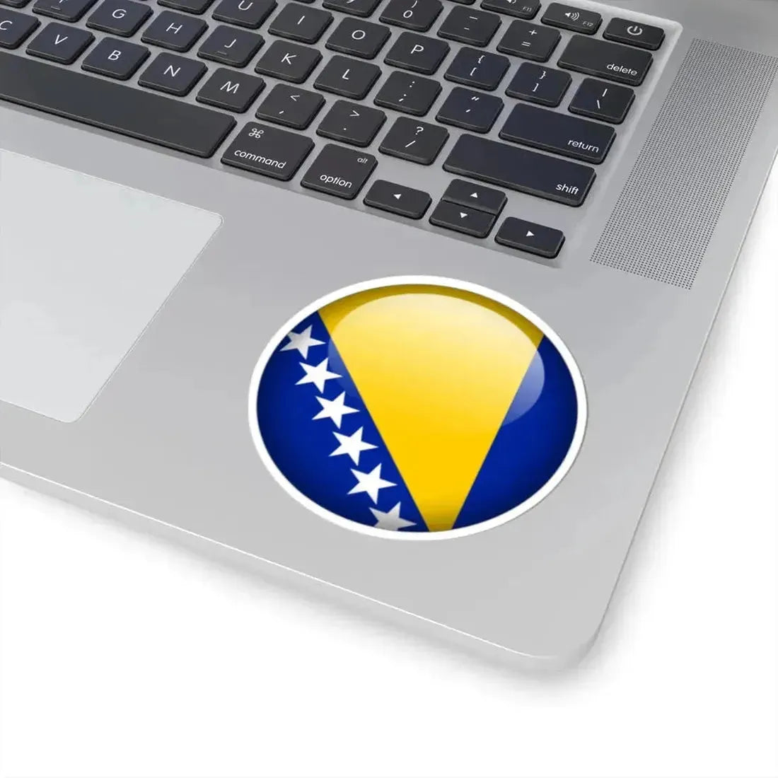 Flag orb Bosnia and Herzegovina (Bosnia and Herzegovina) STICKER Vinyl Kiss-Cut Decal - The Sticker Space