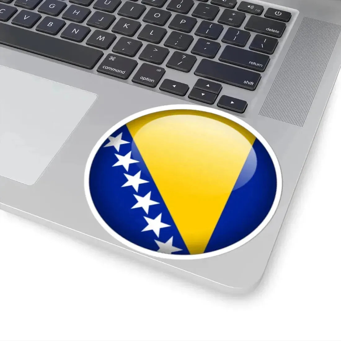Flag orb Bosnia and Herzegovina (Bosnia and Herzegovina) STICKER Vinyl Kiss-Cut Decal - The Sticker Space