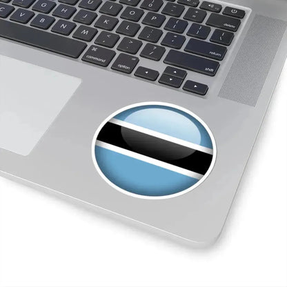 Flag orb Botswana (Botswana) STICKER Vinyl Kiss-Cut Decal - The Sticker Space