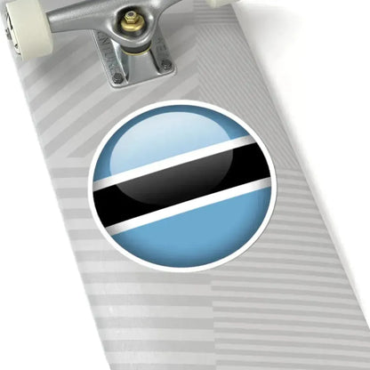 Flag orb Botswana (Botswana) STICKER Vinyl Kiss-Cut Decal - The Sticker Space