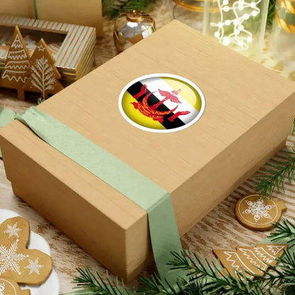 Flag orb Brunei (Brunei) STICKER Vinyl Kiss-Cut Decal - The Sticker Space