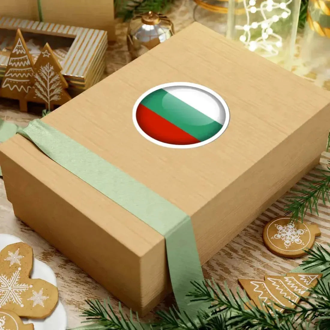 Flag orb Bulgaria (Bulgaria) STICKER Vinyl Kiss-Cut Decal - The Sticker Space