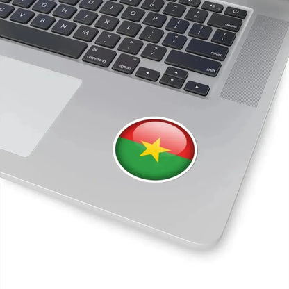 Flag orb Burkina Faso (Burkina Faso) STICKER Vinyl Kiss-Cut Decal - The Sticker Space