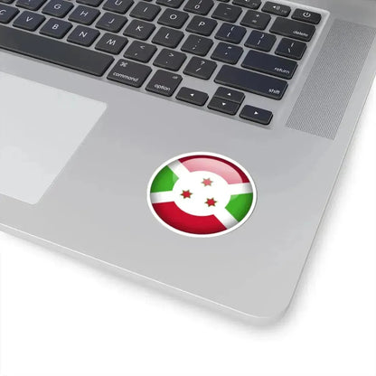 Flag orb Burundi (Burundi) STICKER Vinyl Kiss-Cut Decal - The Sticker Space