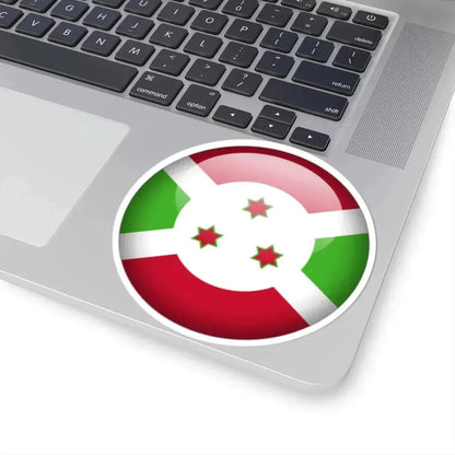 Flag orb Burundi (Burundi) STICKER Vinyl Kiss-Cut Decal - The Sticker Space