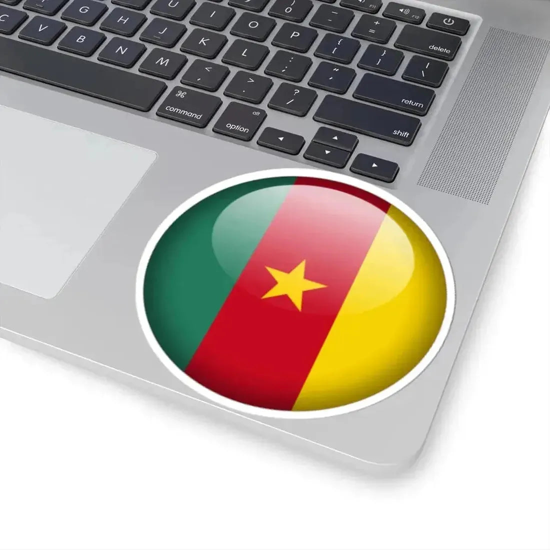 Flag orb Cameroon (Cameroon) STICKER Vinyl Kiss-Cut Decal - The Sticker Space