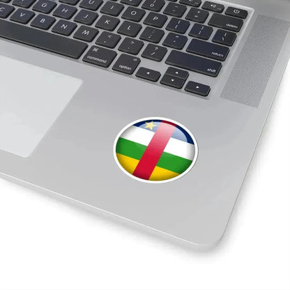 Flag orb Central African Republic (Central African Republic) STICKER Vinyl Kiss-Cut Decal - The Sticker Space