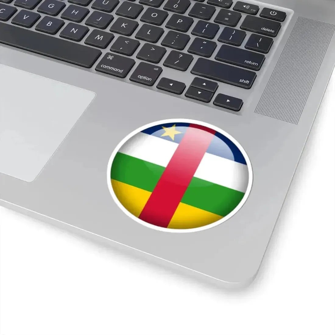 Flag orb Central African Republic (Central African Republic) STICKER Vinyl Kiss-Cut Decal - The Sticker Space