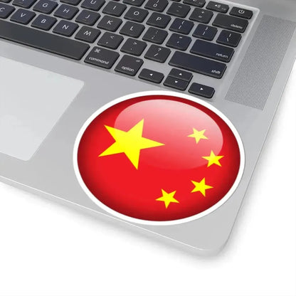 Flag orb China (China) STICKER Vinyl Kiss-Cut Decal - The Sticker Space