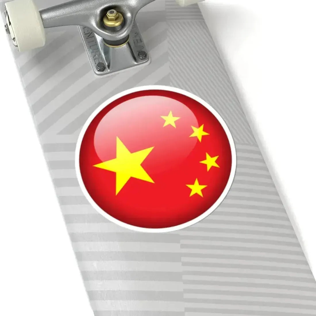 Flag orb China (China) STICKER Vinyl Kiss-Cut Decal - The Sticker Space