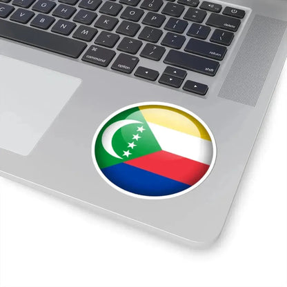 Flag orb Comoros (Comoros) STICKER Vinyl Kiss-Cut Decal - The Sticker Space