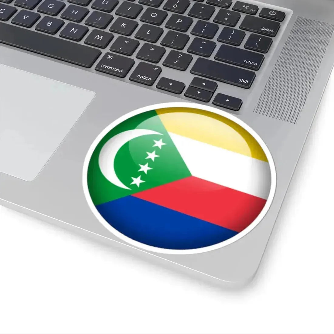 Flag orb Comoros (Comoros) STICKER Vinyl Kiss-Cut Decal - The Sticker Space