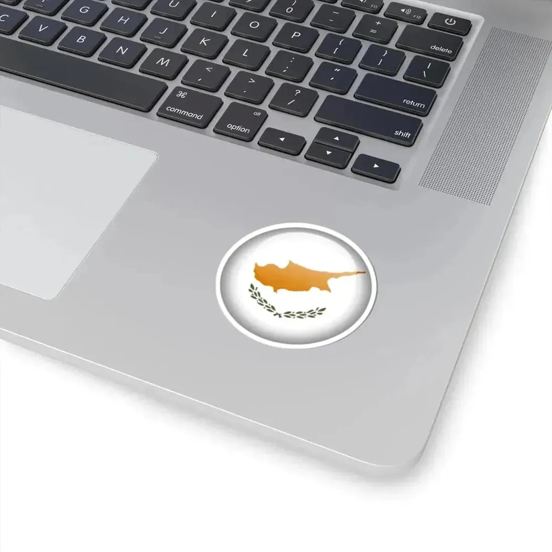 Flag orb Cyprus (Cyprus) STICKER Vinyl Kiss-Cut Decal - The Sticker Space