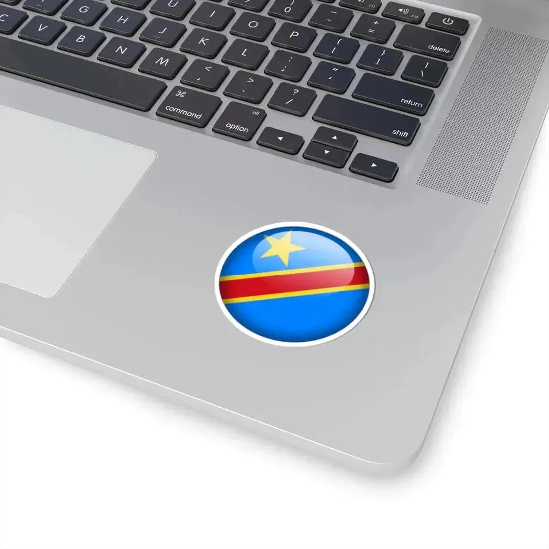 Flag orb Democratic Republic of the Congo (Congo) STICKER Vinyl Kiss-Cut Decal - The Sticker Space