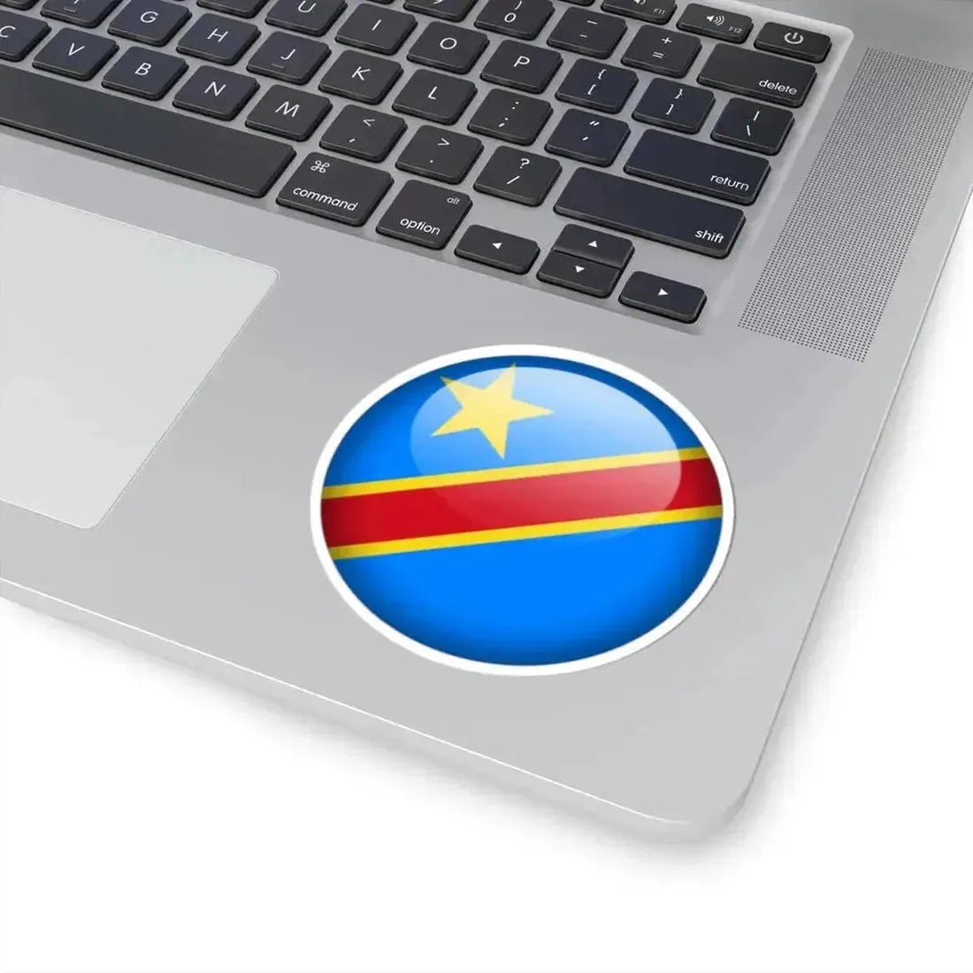 Flag orb Democratic Republic of the Congo (Congo) STICKER Vinyl Kiss-Cut Decal - The Sticker Space