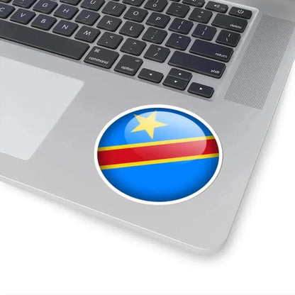 Flag orb Democratic Republic of the Congo (Congo) STICKER Vinyl Kiss-Cut Decal - The Sticker Space